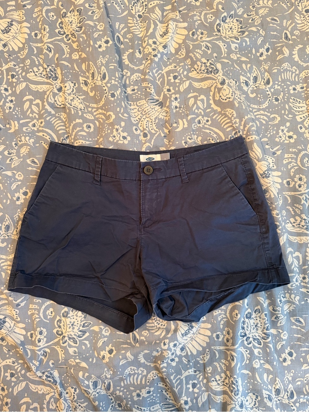 Old Navy Women's Navy Blue Casual Shorts